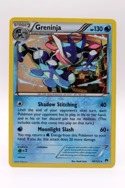 Pokemon Greninja 40/122 Rare BREAKpoint Lightly Played - Image 1