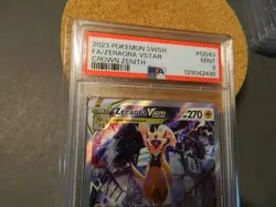 Zeraora VSTAR GG43/GG70 Crown Zenith: Galarian Gallery Holo Pokemon PSA 9 Mint - Image 3