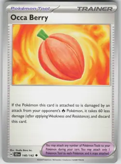 Occa Berry 140/142 Uncommon Stellar Crown Pokemon Near Mint - Image 1