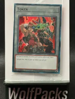 2025 Yu-Gi-Oh! Doom of Dimensions - Token Axel & Volcanic Doomfire #TKN5-EN033 - Image 1
