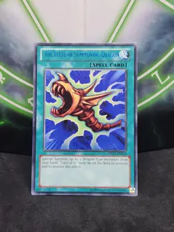 Yugioh The Flute of Summoning Dragon DL17-EN013 Blue Rare NM - Image 1