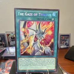 Yu-Gi-Oh The Gaze of Timaeus MZMU-EN013 1st Ed Secret Rare Holo English - Image 1