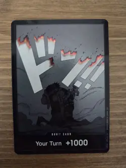One Piece Don!! Card Your Turn +1000 Promo Foil - NM - Image 1