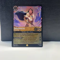 Disney Lorcana Pocahontas - Peacekeeper 22/204 Legendary Cold Foil Emerald - Image 1