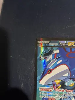 Pokemon TCG Team Aqua's Kyogre EX #6/34 Double Crisis Ultra Rare MP Holo - Image 4
