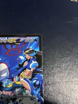 Pokemon TCG Team Aqua's Kyogre EX #6/34 Double Crisis Ultra Rare MP Holo - Image 5