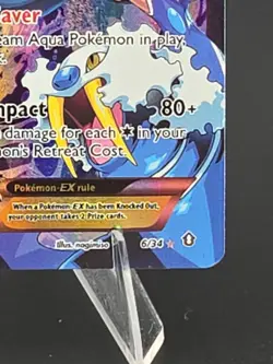 Pokemon TCG Team Aqua's Kyogre EX #6/34 Double Crisis Ultra Rare - Image 4