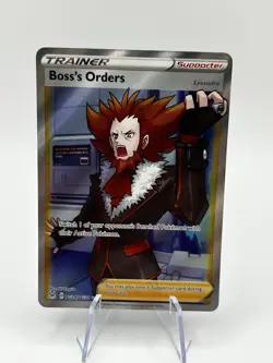 Boss's Orders - TG24/TG30 - Pokemon Lost Origins Trainer Gallery Full Art NM - Image 1
