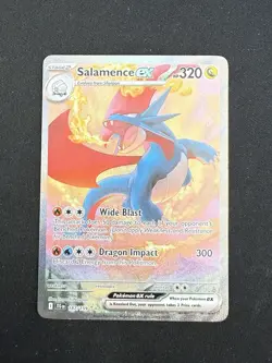 Pokemon TCG Salamence EX Full Art Card Journey Together 187/159 - Image 1