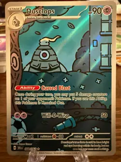 Pokemon Company Dusclops 069/064 Shrouded Fable Illustration Rare Holo EN 2024 - Image 1