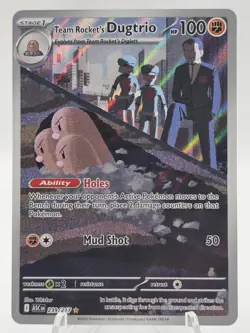 Team Rockets Dugtrio - 239/217 - Ascended Heroes - Illustration Rare Pokemon TCG - Image 1