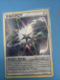 Rainbow Energy 104/123 Pokemon 2006 HeartGold & SoulSilver LP - Image 1