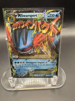 M Swampert EX XY87 XY Pokemon Card Promo Holo MP - Image 1