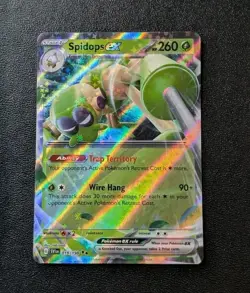 2023 Pokemon Scarlet And Violet Base Set Spidops EX Holo 019/198 NM - Image 1