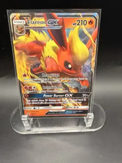 Flareon GX SM171 Sun & Moon Black Star Promo Holo Pokemon Card LP - Image 1