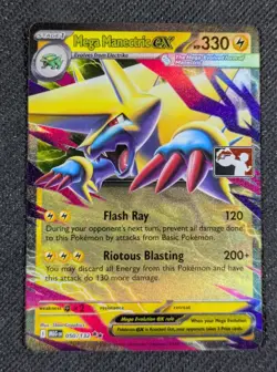 Mega Manectric ex - Pokemon Prize Pack Series Cards MEG 050/132 Double Rare - Image 1