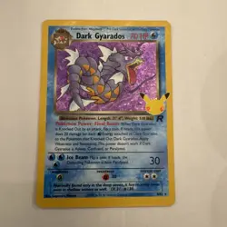 Pokemon Dark Gyarados TCG Holo Card Celebrations 8/82 NM Condition - Image 1