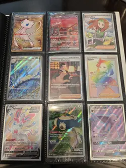 Pokemon 151 S&V BINDER With 1-151 Cards Mew Ex 053 Mewtwo 052 Snorlax 051 & More - Image 1