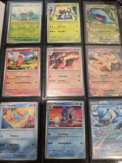 Pokemon 151 S&V BINDER With 1-151 Cards Mew Ex 053 Mewtwo 052 Snorlax 051 & More - Image 3
