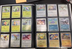 Pokemon 151 S&V BINDER With 1-151 Cards Mew Ex 053 Mewtwo 052 Snorlax 051 & More - Image 4