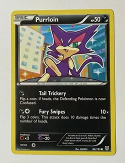 Purrloin (82) (82/135) Common LP PLS Plasma Storm Pokemon TCG - Image 1