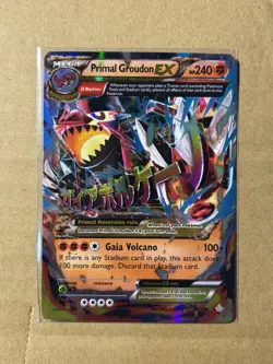 Pokemon TCG EX/Mega Holo 3-card Lot: Primal Groudon EX, Kroger EX, M Venusaur - Image 1