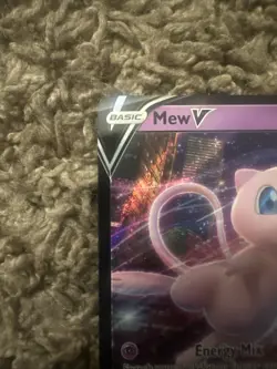 Pokemon TCG Crown Zenith Mew v Holo Ultra Rare Card 060/159 Near Mint Condition - Image 3