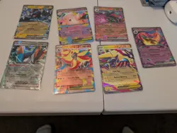 POKEMON EX LOT Of 7 Cards- See Pics - Image 1