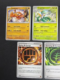 Pokemon TCG - All 5 Non Holo Rares Pre Release Perfect Order Master Set - Image 2