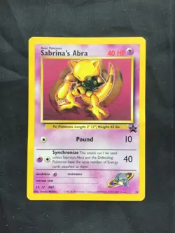Pokemon Cards: Wizards Black Star Promo: Sabrina's Abra 19 - Image 1