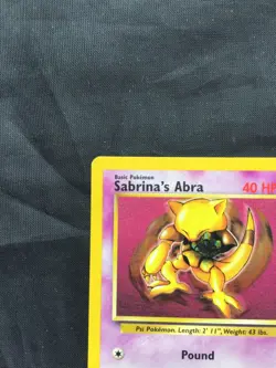 Pokemon Cards: Wizards Black Star Promo: Sabrina's Abra 19 - Image 2