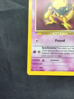 Pokemon Cards: Wizards Black Star Promo: Sabrina's Abra 19 - Image 5
