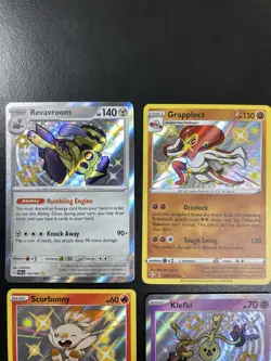 Pokemon TCG Paldean Fates Shiny Holo Rare 4 Card Lot NM/Mint - Image 2