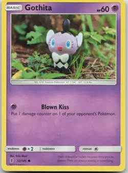 Gothita 52/145 Guardians Rising Common Pokemon HP - Image 1