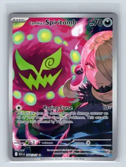 Cynthia's Spiritomb 244/217 Illustration Rare Ascended Heroes Pokemon Holo NM - Image 1