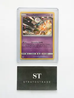 Pokemon Blacephalon 104/236 Cosmic Eclipse Sun Moon Holo Rare Single TCG Card MP - Image 1