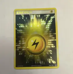 Pokemon Lightning Energy Holo Rare Emerald Basic Energy 104/106 2005 TCG Card - Image 1