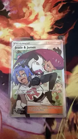 Pokemon TCG Jessie & James 68/68 Hidden Fates Full Art NM/M Condition - Image 1