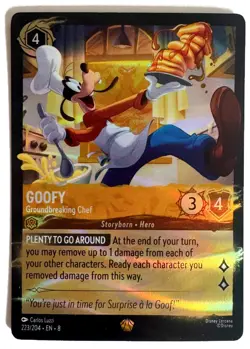 Lorcana Goofy - Groundbreaking Chef 223/204 Illumineer's Quest: Palace Heist - Image 1