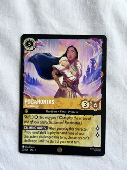 Disney Lorcana Pocahontas - Peacekeeper 22/204 Winterspell Non Foil Legendary - Image 1