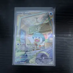 Pokemon Quaxly 206/193 SV02 Paldea Evolved Illustration Rare Holo English NM - Image 1