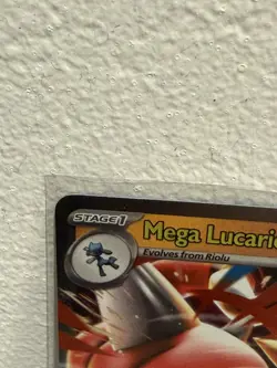 Pokemon TCG - Mega Lucario ex 077/132 Play Stamped Prize Pack Series 8 Holo - Image 3