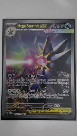 Mega Starmie EX SIR 118/088 Pokemon Card Perfect Order Near Mint Condition Rare - Image 1