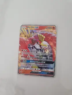 Pokemon TCG Ho-Oh GX SM57 Sun & Moon Black Star Promo Card - Image 1