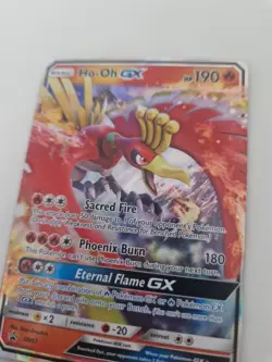 Pokemon TCG Ho-Oh GX SM57 Sun & Moon Black Star Promo Card - Image 2