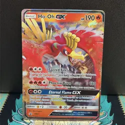Pokemon TCG Ho-Oh GX SM57 Sun & Moon Promo Holo Basic 190 HP English - Image 1