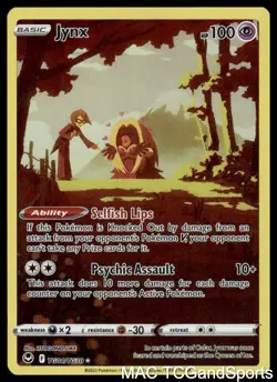 Jynx TG04/TG30 Holo Silver Tempest Trainer Gallery Pokemon TCG NM - Image 1