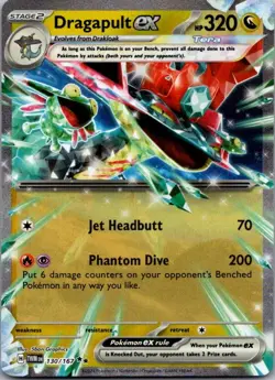 Dragapult ex 130/167 Double Rare Twilight Masquerade Pokemon Holo Near Mint - Image 1
