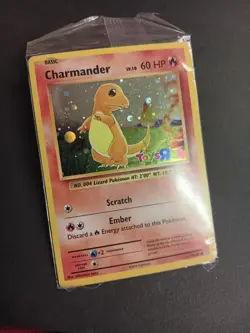 Pokemon Card Charmander Holo Toys R Us Promo Evolutions SEALED 9/108 - Image 3