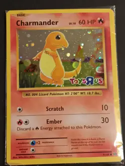 Pokemon Card Charmander Holo Toys R Us Promo Evolutions SEALED 9/108 - Image 4